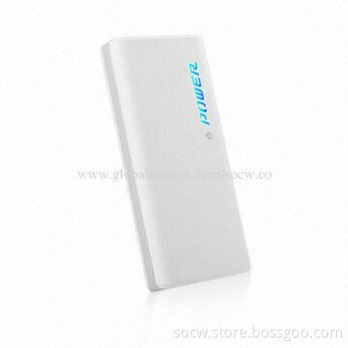 Emergency mobile phone chargers with double USB output and touch switch made in China